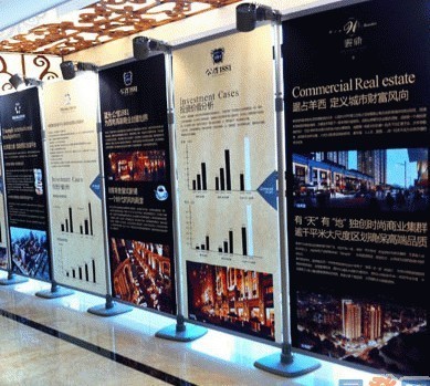 快展展架与连展服务 合肥新尚标展览服务的商国互联网新视野